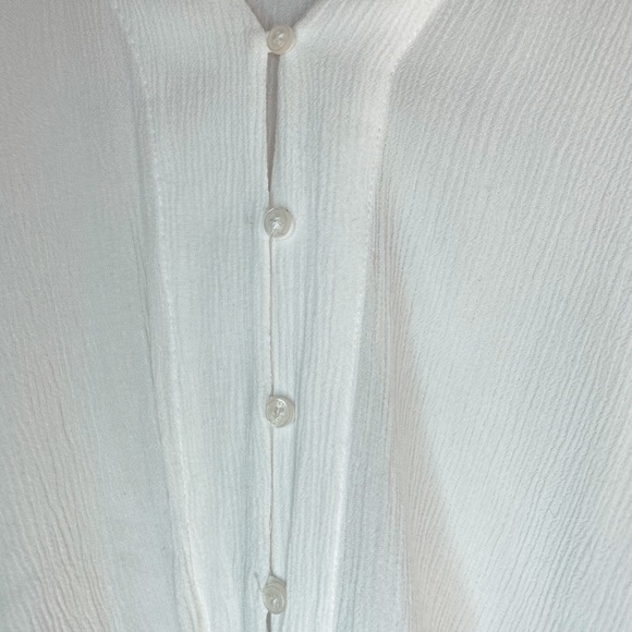 Express 🤍 Button Down Blouse - Picture 8 of 8